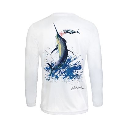 Bob Marlin Performance Shirt Bazaruto White - Best quality fishing accessories - Anglersbay