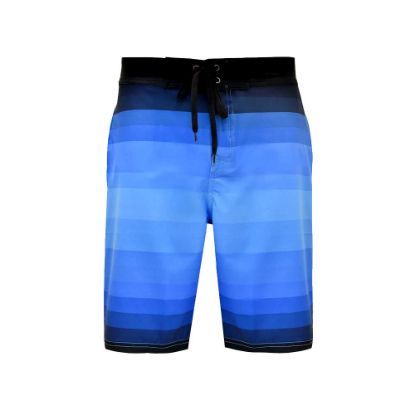 Picture of Bob Marlin Board Shorts Blue Stripey