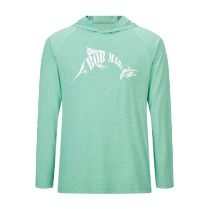 Picture of Bob Marlin Performance Hoody Jade Green Cationic