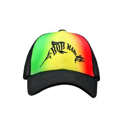 Picture of Bob Marlin Baseball Hat Rasta