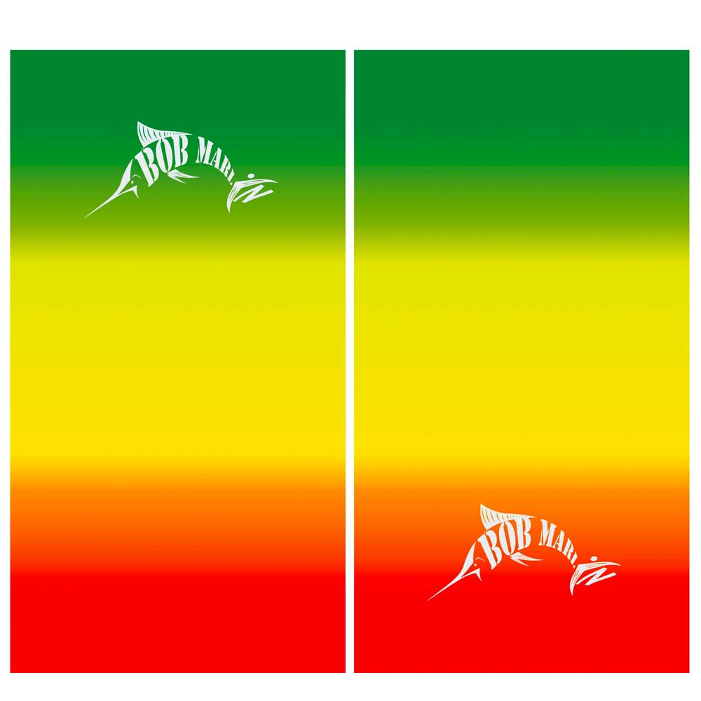 Picture of Bob Mahi Face Shield Rasta Flag