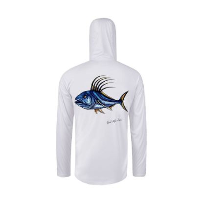 Picture of Bob Marlin Performance Hoody With Mask Natty Rooster White