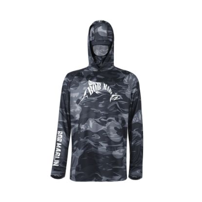 Picture of Bob Marlin Performance Hoody With Mask Black Storm