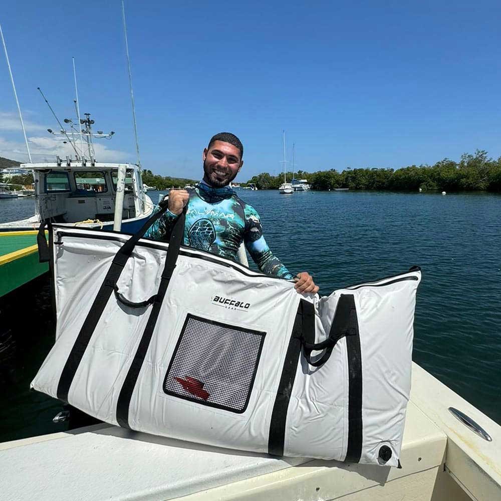 Picture of Buffalo Gear Insulated Waterproof Fish Cooler Kill Bag 150x30x50cm (Size: M)