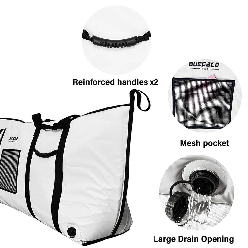 Picture of Buffalo Gear Insulated Waterproof Fish Cooler Kill Bag 180x30x75cm