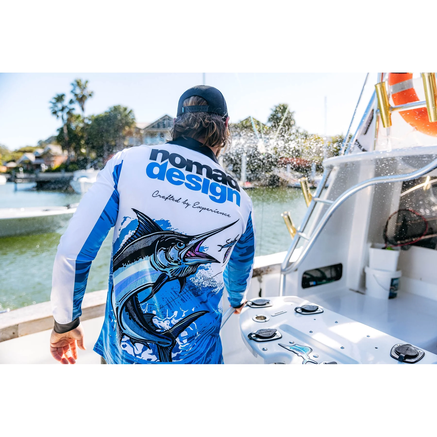 Picture of Nomad Collared Shirt Mighty Marlin