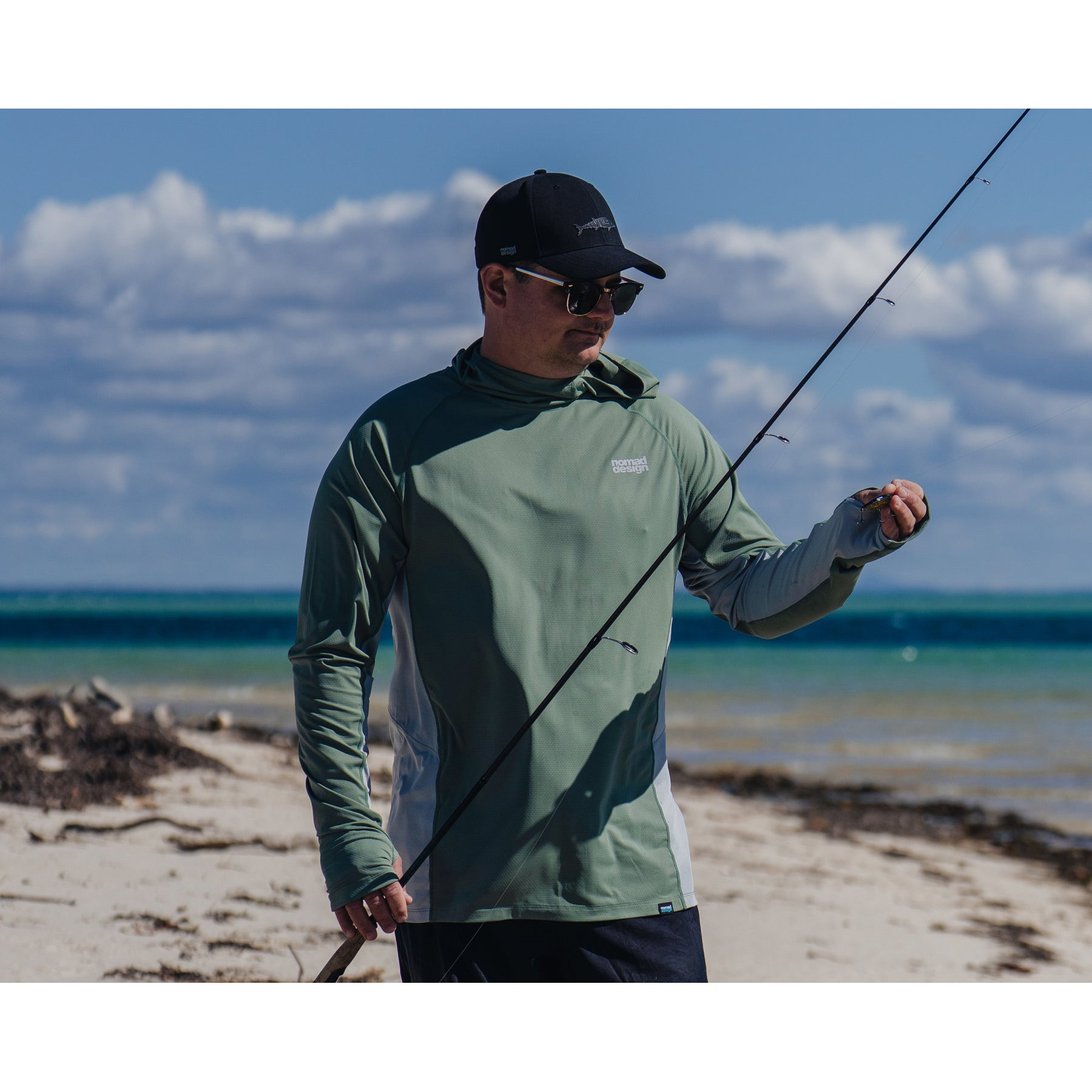 Picture of Nomad Hoded Solar Pro Crafted Series Sage Green